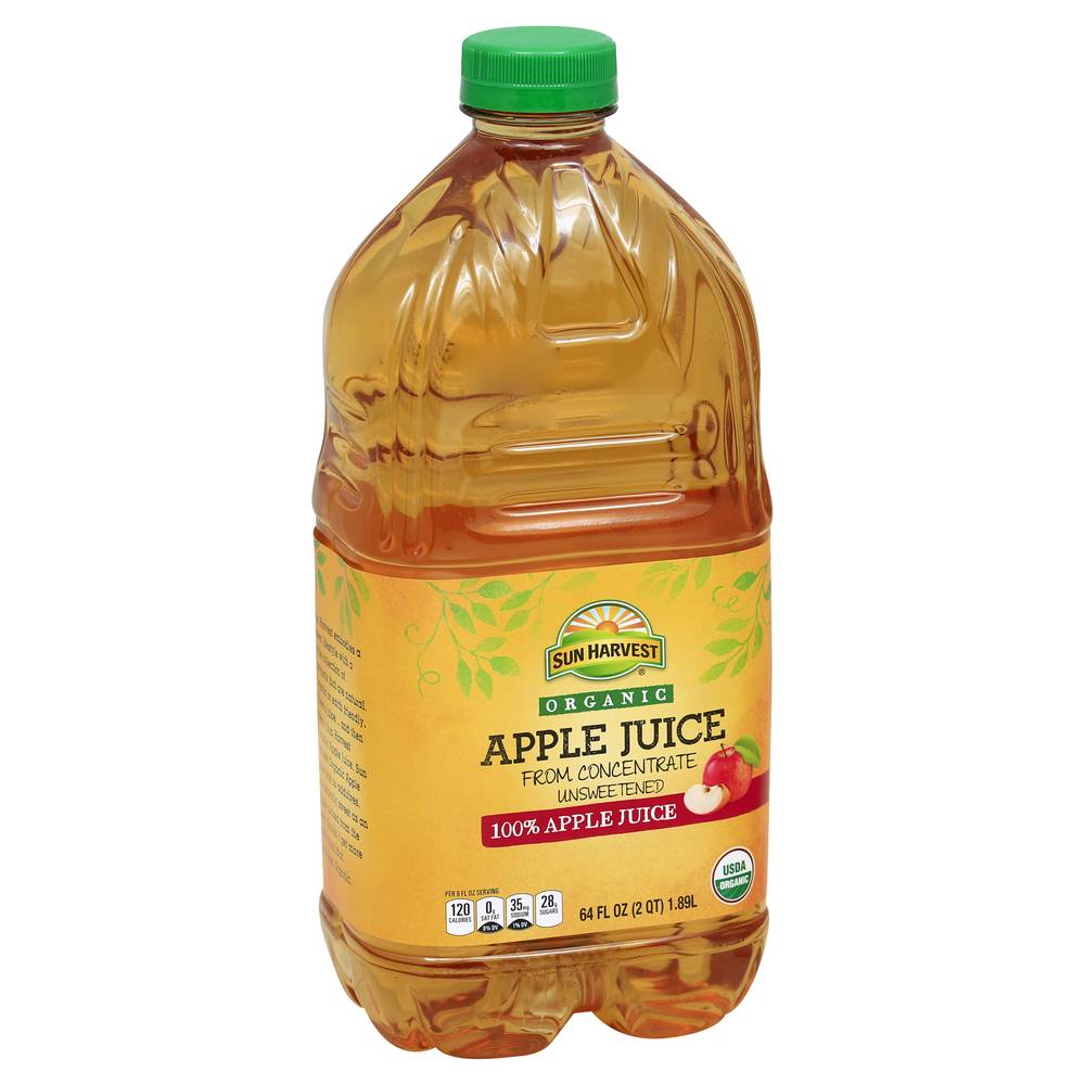 Sun Harvest Organic Apple Juice Unsweetened (4.18 lbs)