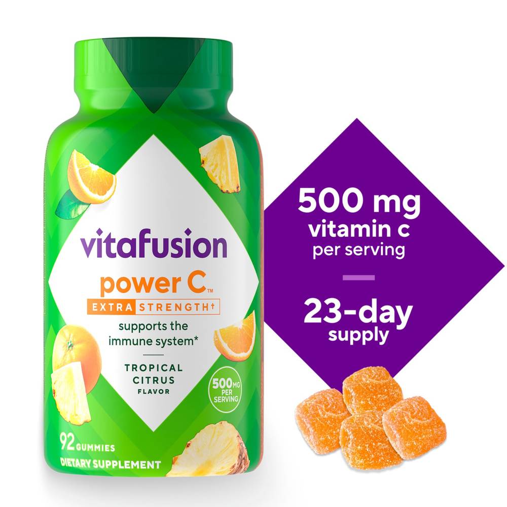 Vitafusion Power C Immune Support Adult Vitamins Orange Flavor (1.2 lbs)