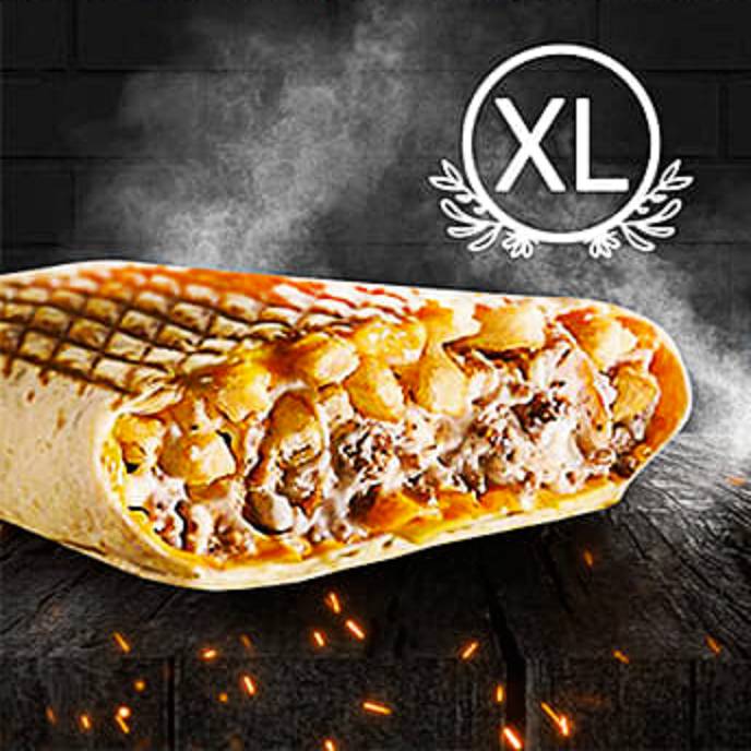 Tacos XL ( trois viandes au choix)