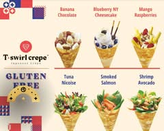 T-Swirl Crepe - Bayside