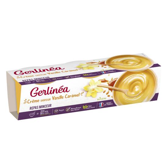 Gerlinéa - Coupelle de crème saveur vanille repas minceur (3 pièces)