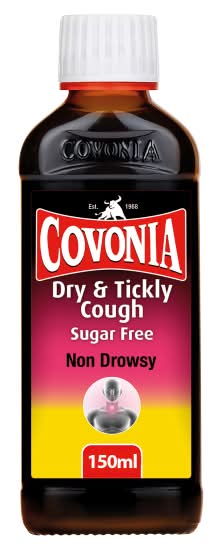 Covonia Dry & Tickly Cough 1.36g/5ml Oral Solution Sugar Free (150ml)