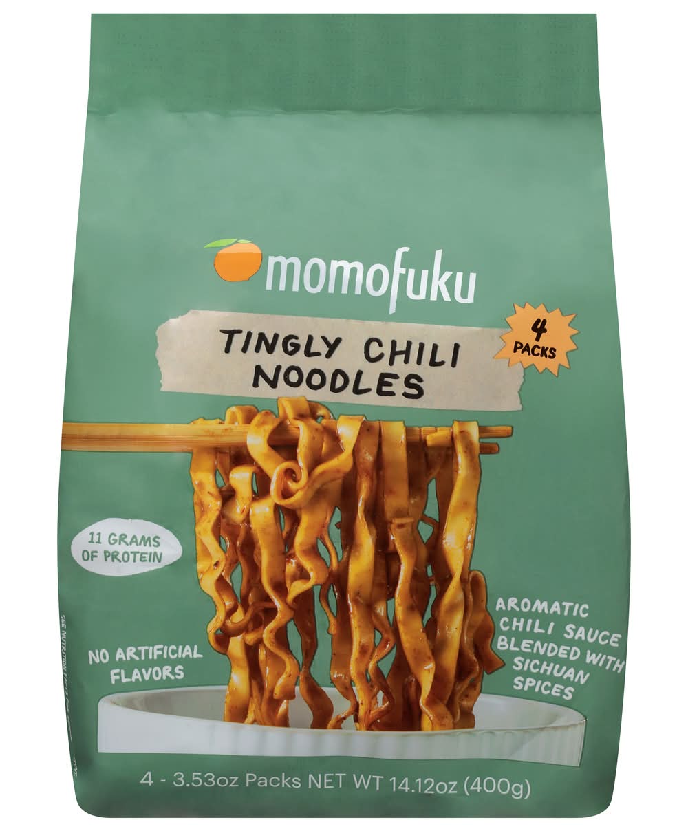 Momofuku Noodles, Tingly Chili (4 x 3.53 oz)