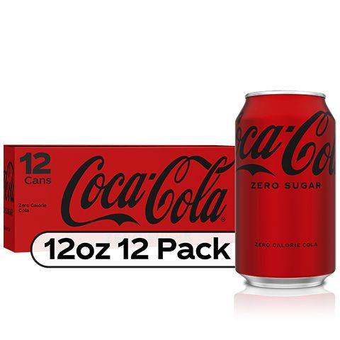 Coke Zero 12 Pack 12oz Can