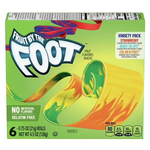 Fruit By The Foot Variety Pack 6ct