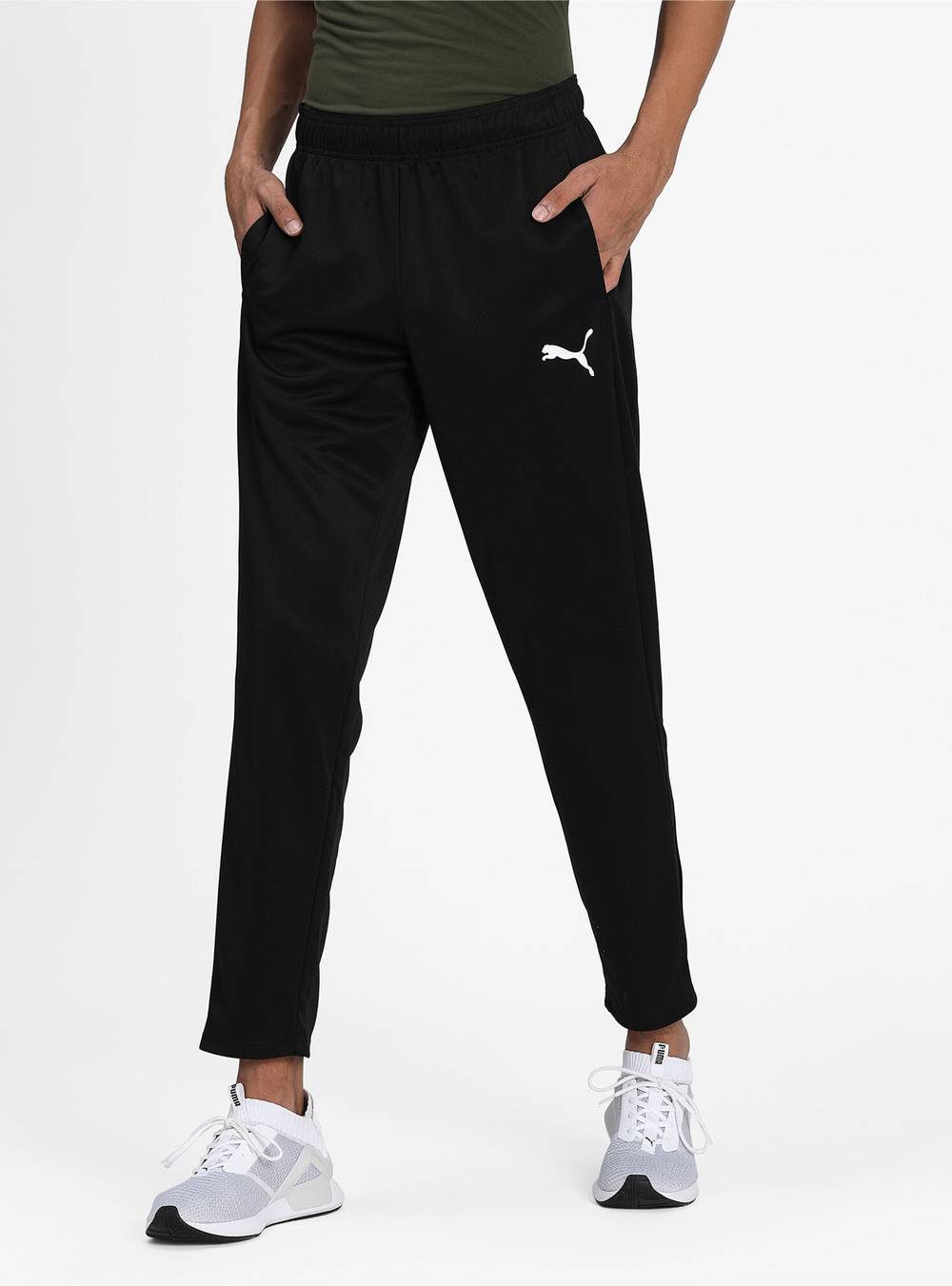 Puma pantalón active tricot (color: negro. talla: s)