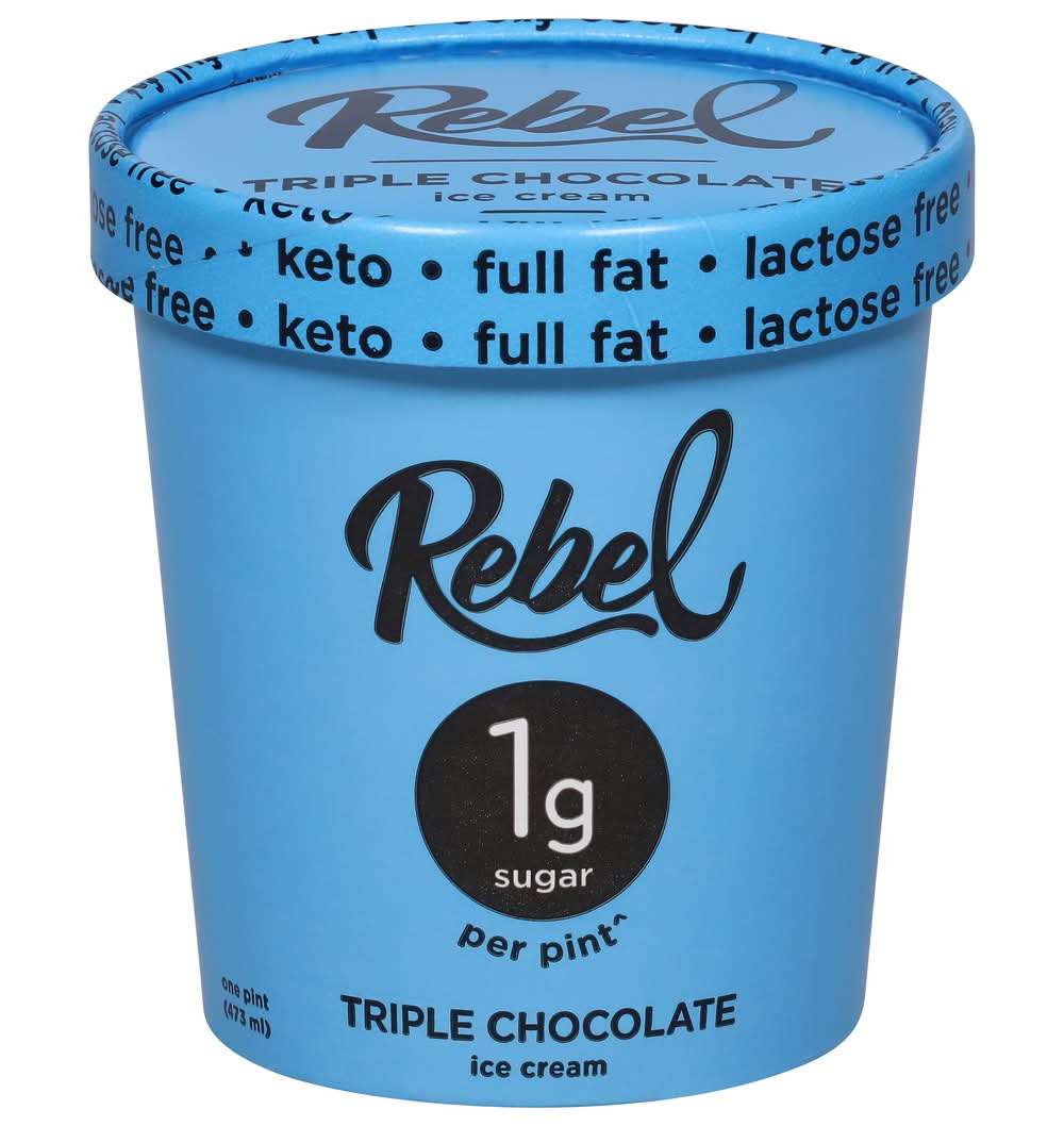Rebel Triple Chocolate Ice Cream (1 pint)