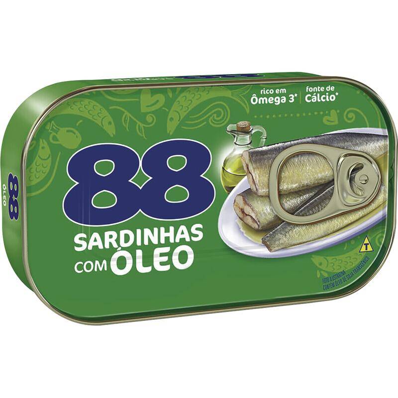 88 Sardinha arenques com óleo (125 g)
