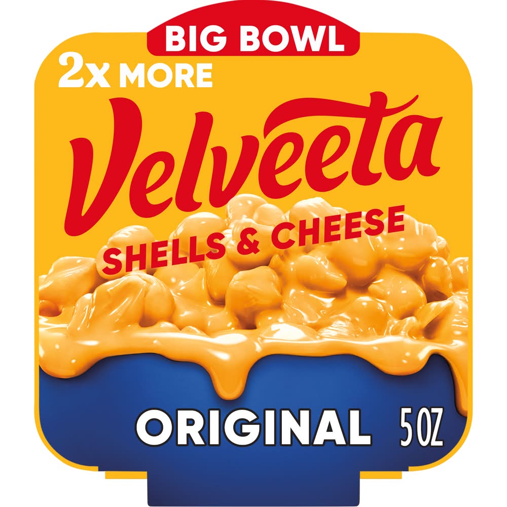 Velveeta Original Shell Pasta & Creamy Cheese Big Bowl (5 oz)