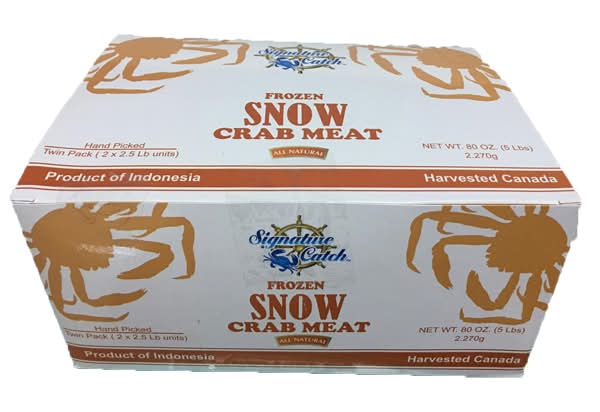 Signature Catch Snow Crab Combo Meat (5 lbs, 2 ct)