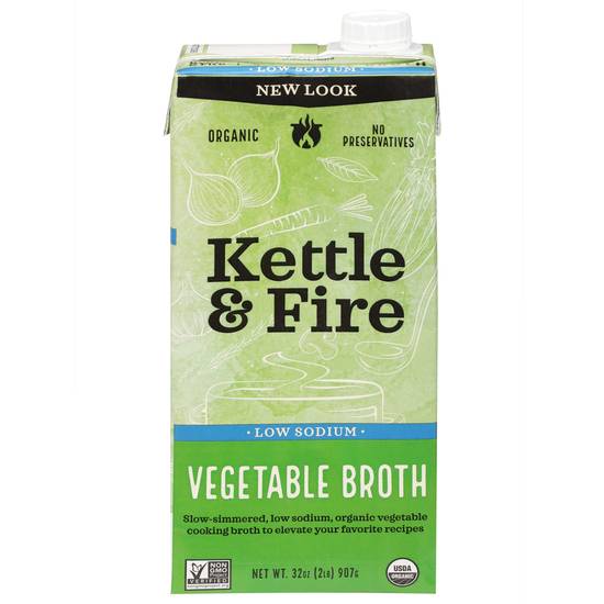 Kettle & Fire Low Sodium Vegetable Broth