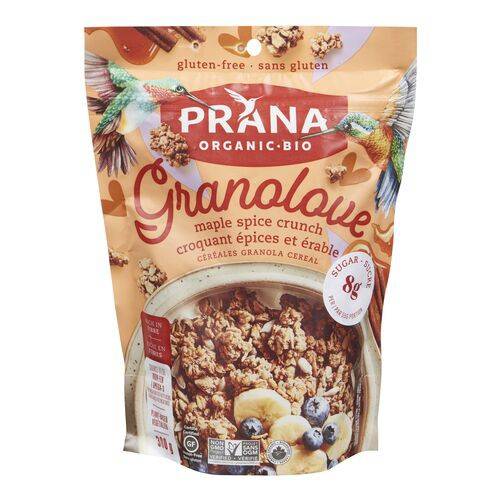 Prana croquant épice et érable sans gluten bio (473 ml) - organic granolove maple spice crunch (300 g)