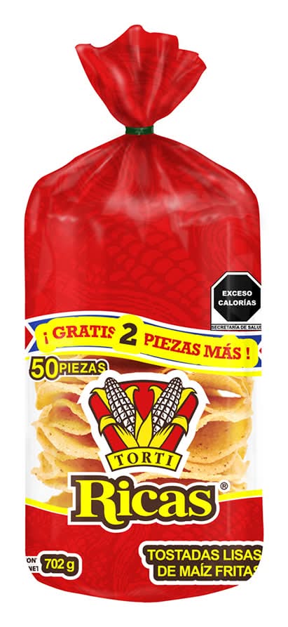TortiRicas · Tostadas de maíz (702 g)
