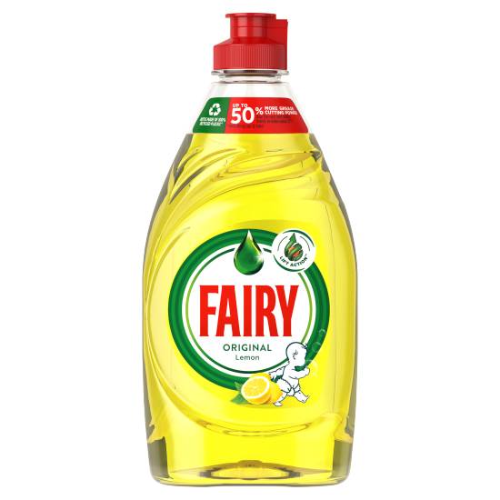 Fairy Original Lemon Washing Up Liquid Green With Liftactio