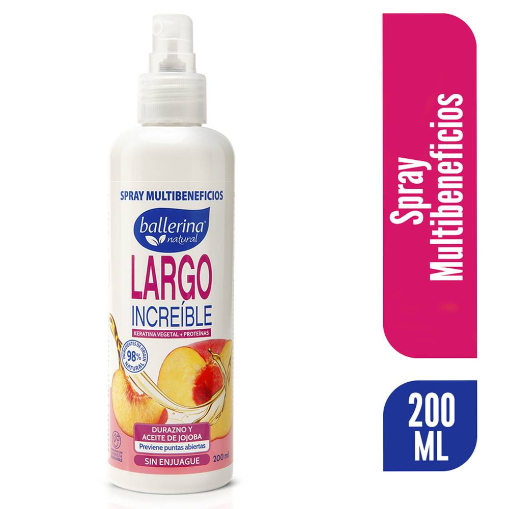 Ballerina · Aceite spray multibeneficios largo increíble (200 g)