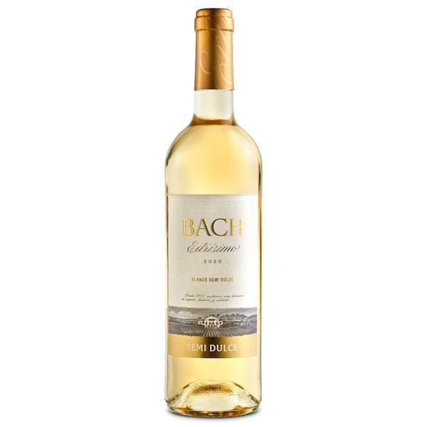 Vino blanco semidulce D.O. Penedés Bach botella 75 cl