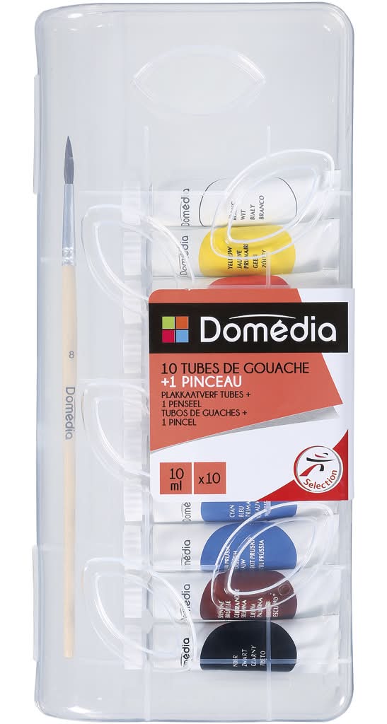 Domédia - Guaches de pintura, 10 unidades