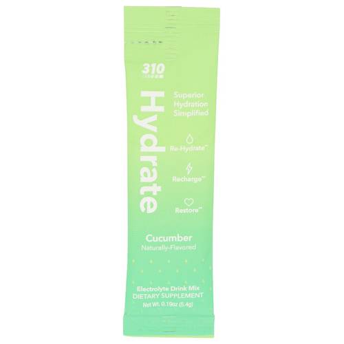 310 Nutrition Cucumber Electrolyte Drink Mix 