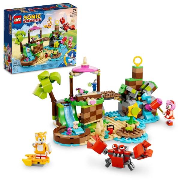 LEGO Sonic the Hedgehog Amys Animal Rescue Island 76992 Building Toy Set (388 Pieces)