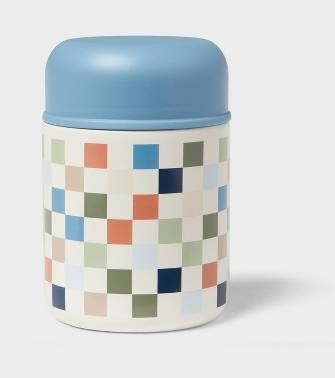 Pillowfort Kids 10oz Stainless Steel Food Jar With Spoon, Blue