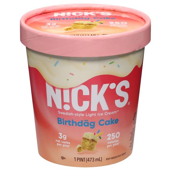 Nick's Birthday Cake Light Ice Cream