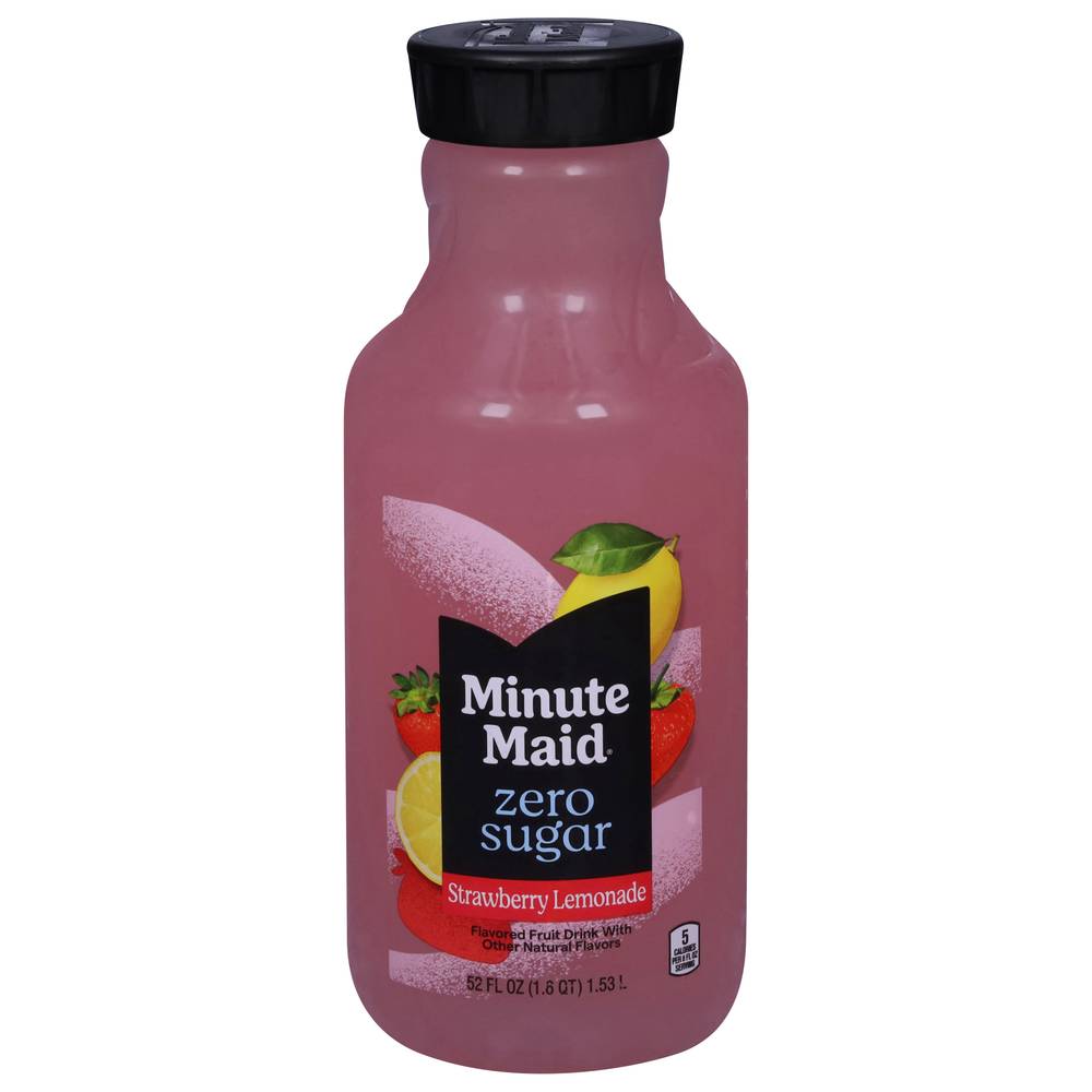 Minute Maid Zero Sugar Juice Blend (52 fl oz) (strawberry-lemonade)