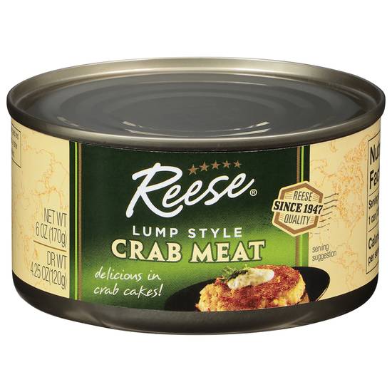 Reese Lump Style Crab Meat (6 oz)