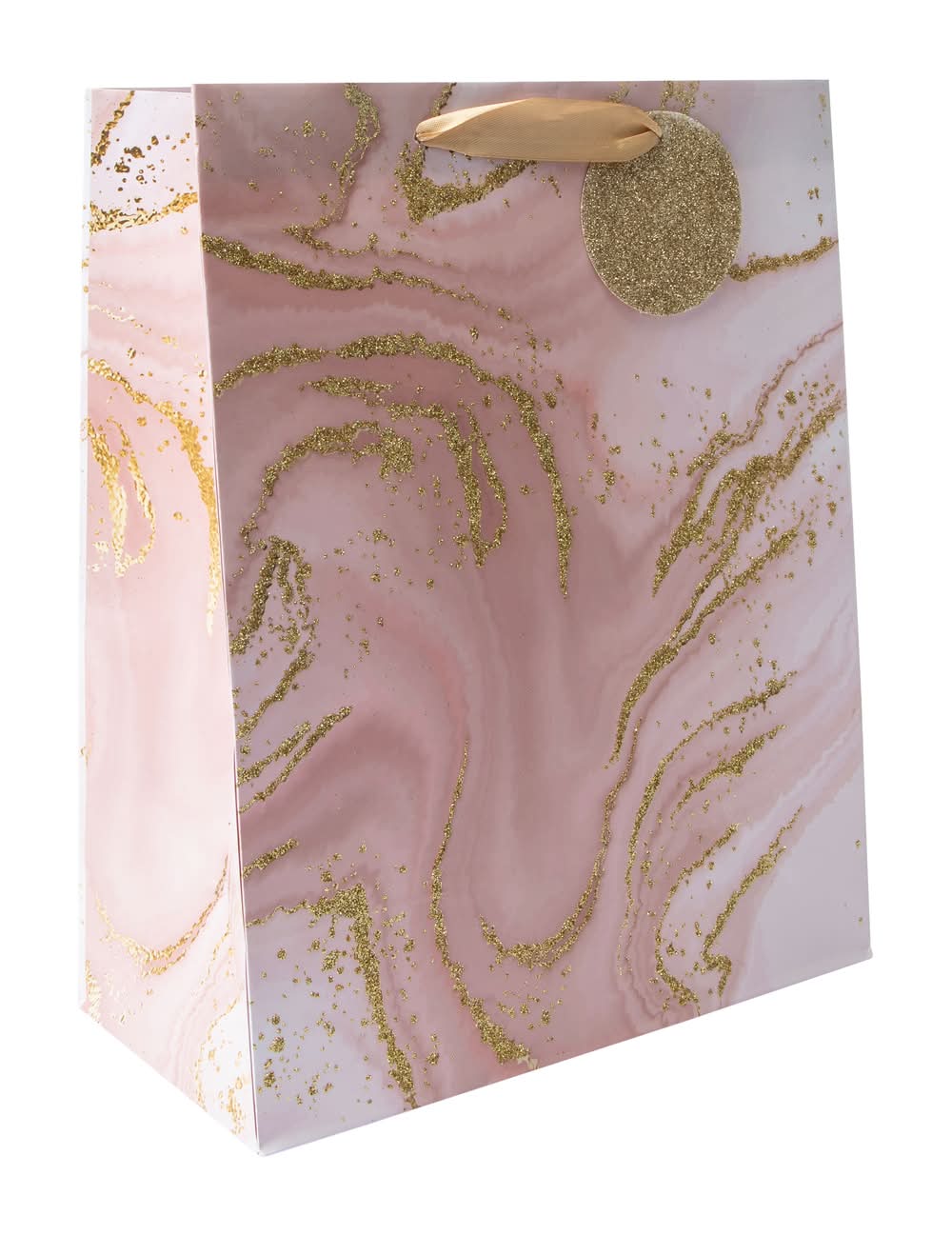 Design Large Gift Bag Gold Marble