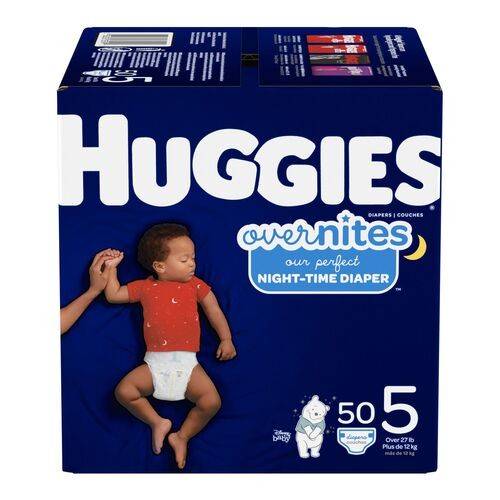 Huggies Overnites Baby Diapers Size 5 (1.5 kg)