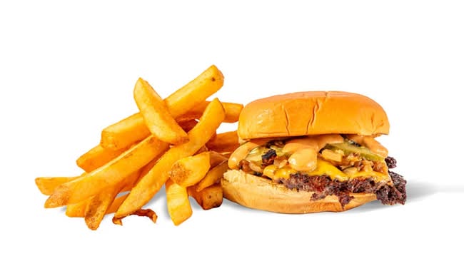 Smash Burger & French Fries