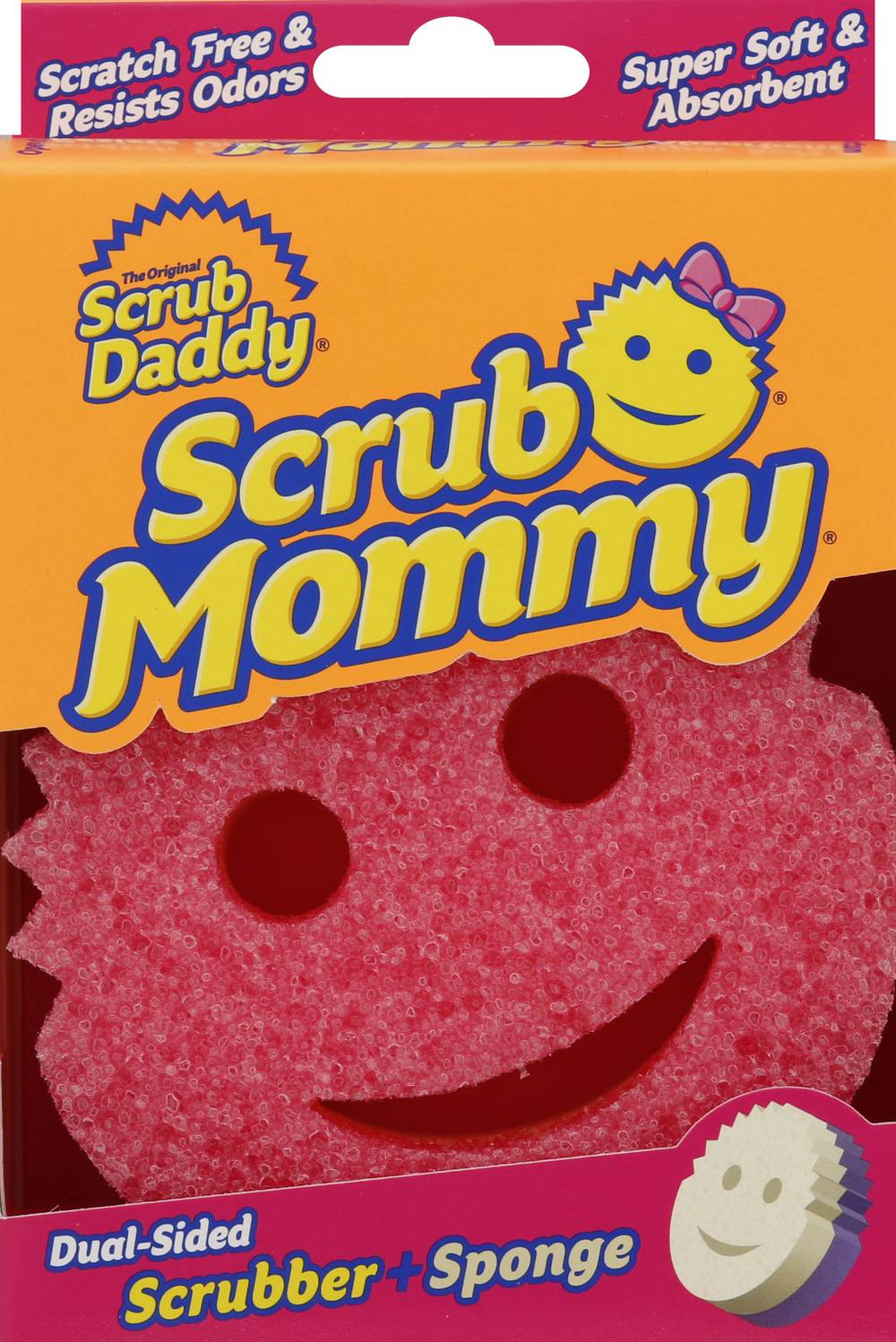 Scrub Daddy Scrub Mommy Dual-Sided Scrubber + Sponge