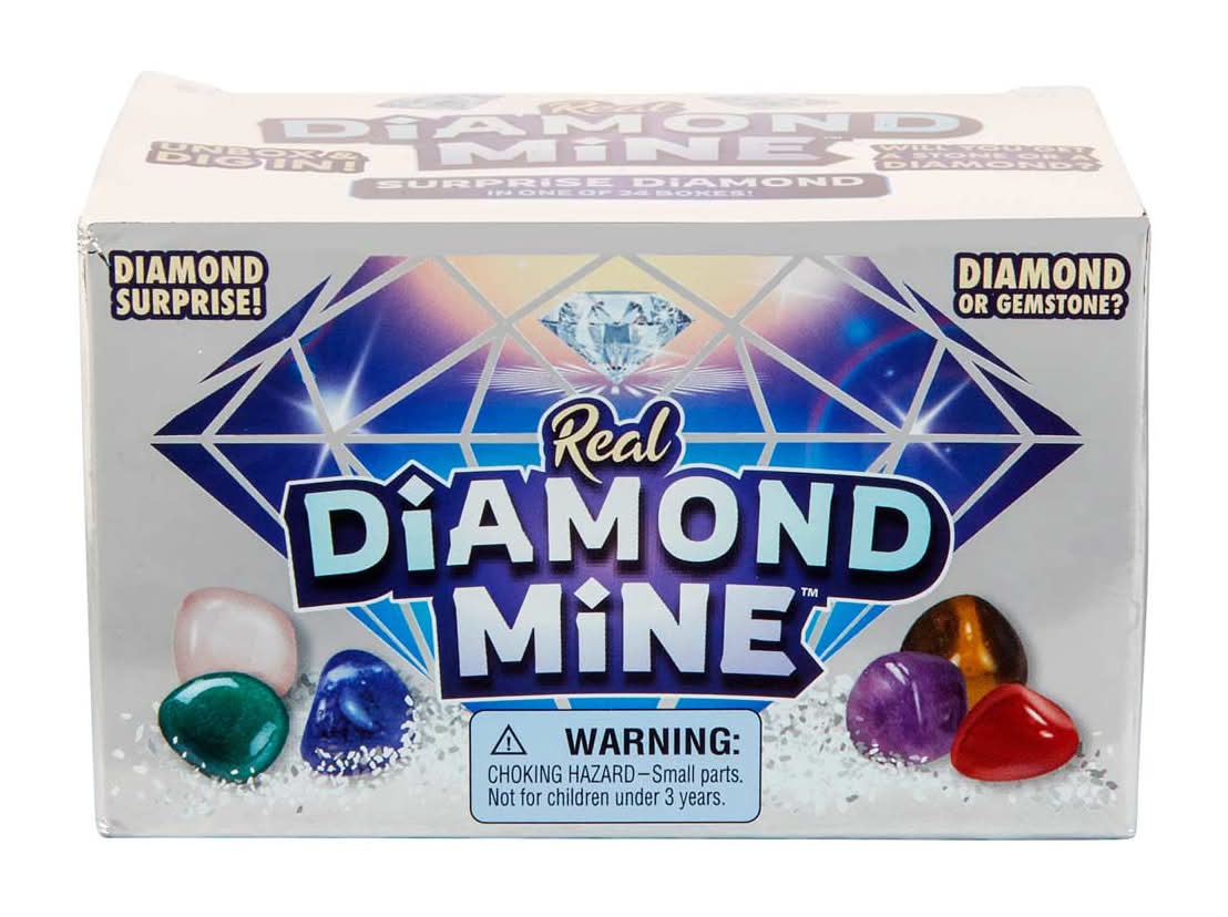JA-RU Real Diamond Mine Gemstone Dig Kit For Age 5y+ (12 ct)