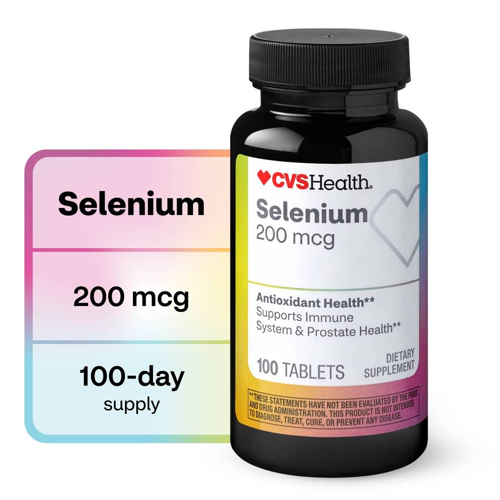 Cvs Health Selenium Tablets, 100 Ct