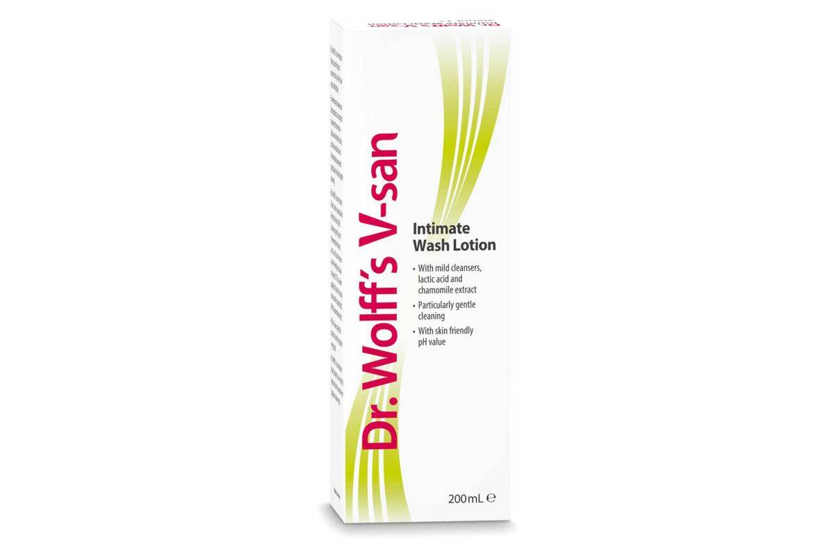 Dr Wolff's V-san Intimate Wash Lotion 200ml