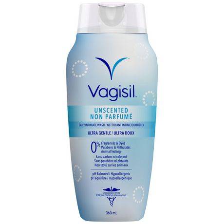 Vagisil Unscented Daily Intimate Wash (360 ml)