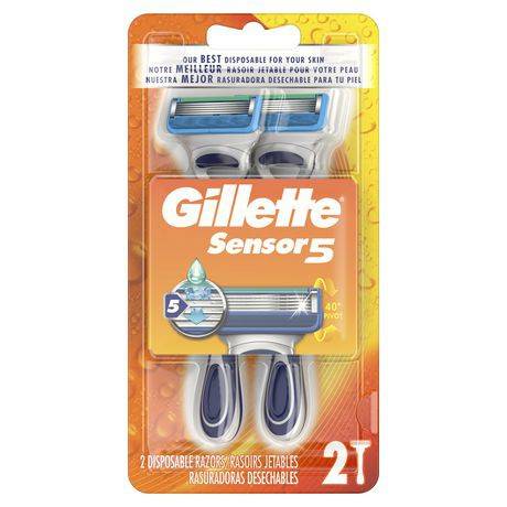 Gillette Sensor5 Men's Disposable Razors (2 pieces)