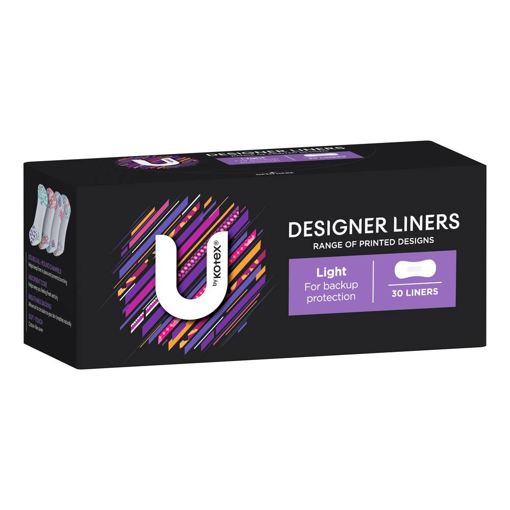 U By Kotex Designer Series Liners (30 pack)