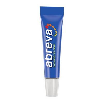 Abreva Docosanol 10% Cream Cold Sore/Fever Blister Treatment Tube - 0.07oz