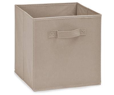 Fabric Storage Bin, Taupe