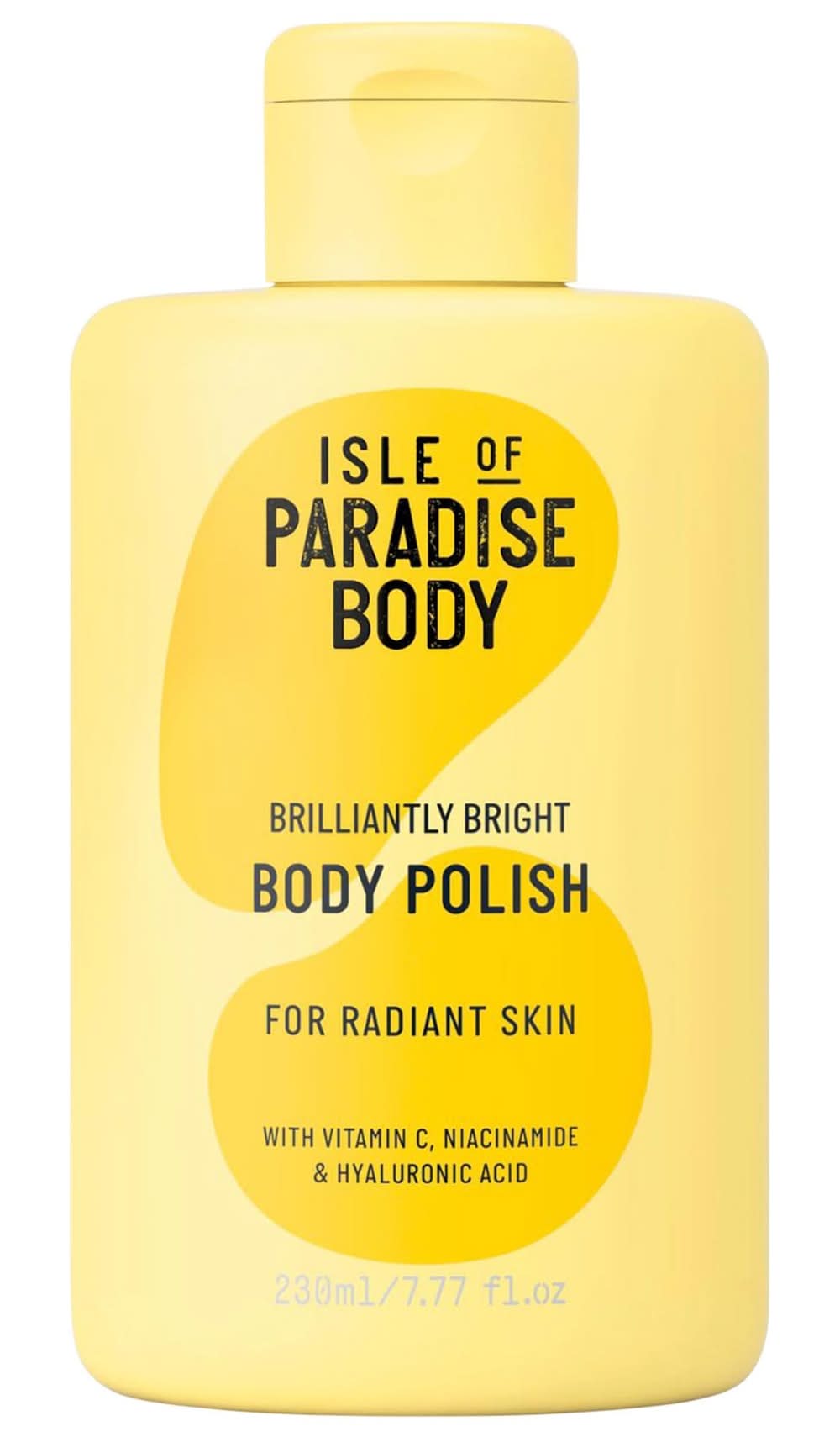 Isle Of Paradise Brilliantly Bright Body Polish Scrub with Vitamin C & Niacinamide 7.77 oz / 230 mL