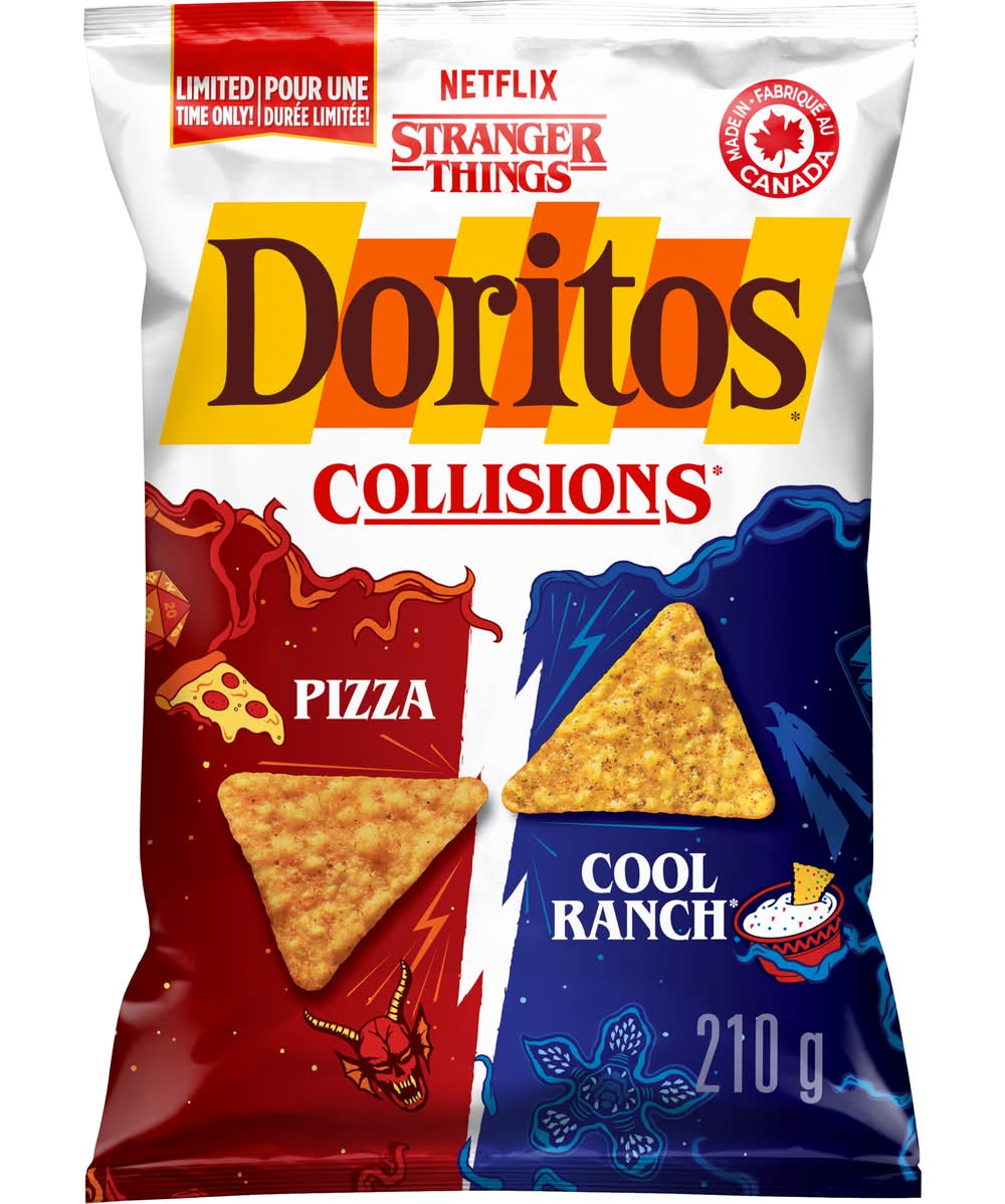 Doritos Collisions Tortilla Chips, Pizza-Cool Ranch (210 g)