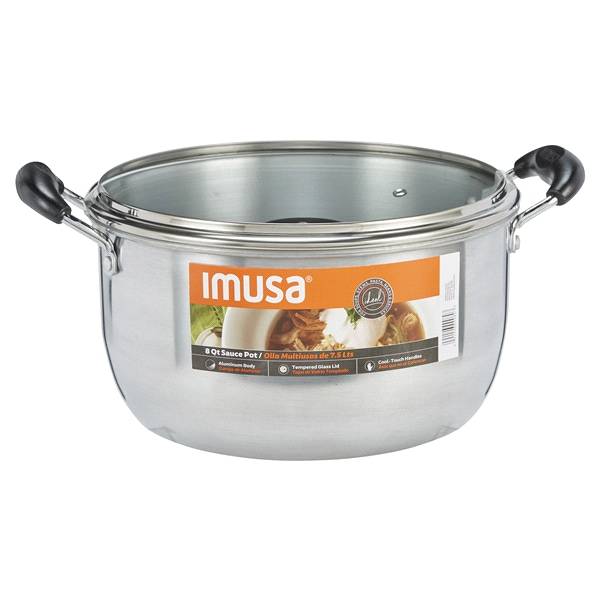 Imusa 8 Quarts Capacity Aluminum Sauce Pot