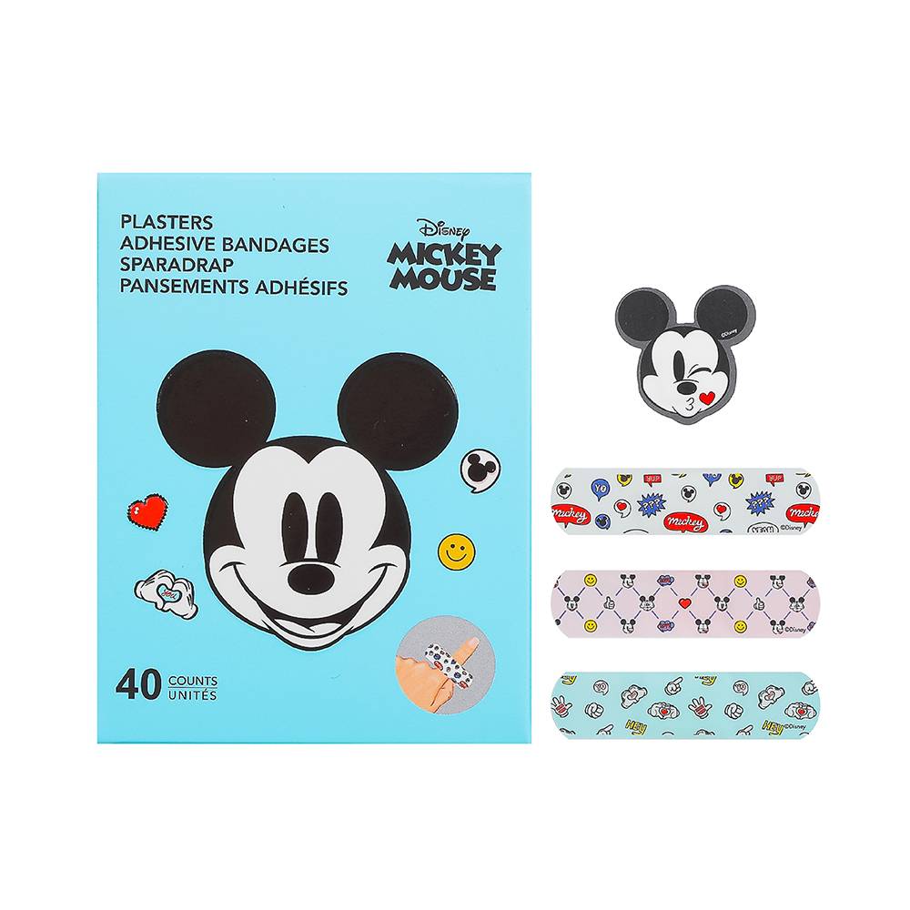 Miniso banditas adhesivas mickey mouse (caja 40 piezas)