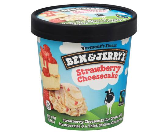 Ben & Jerry's · Strawberry Cheesecake Ice Cream (1 pint)