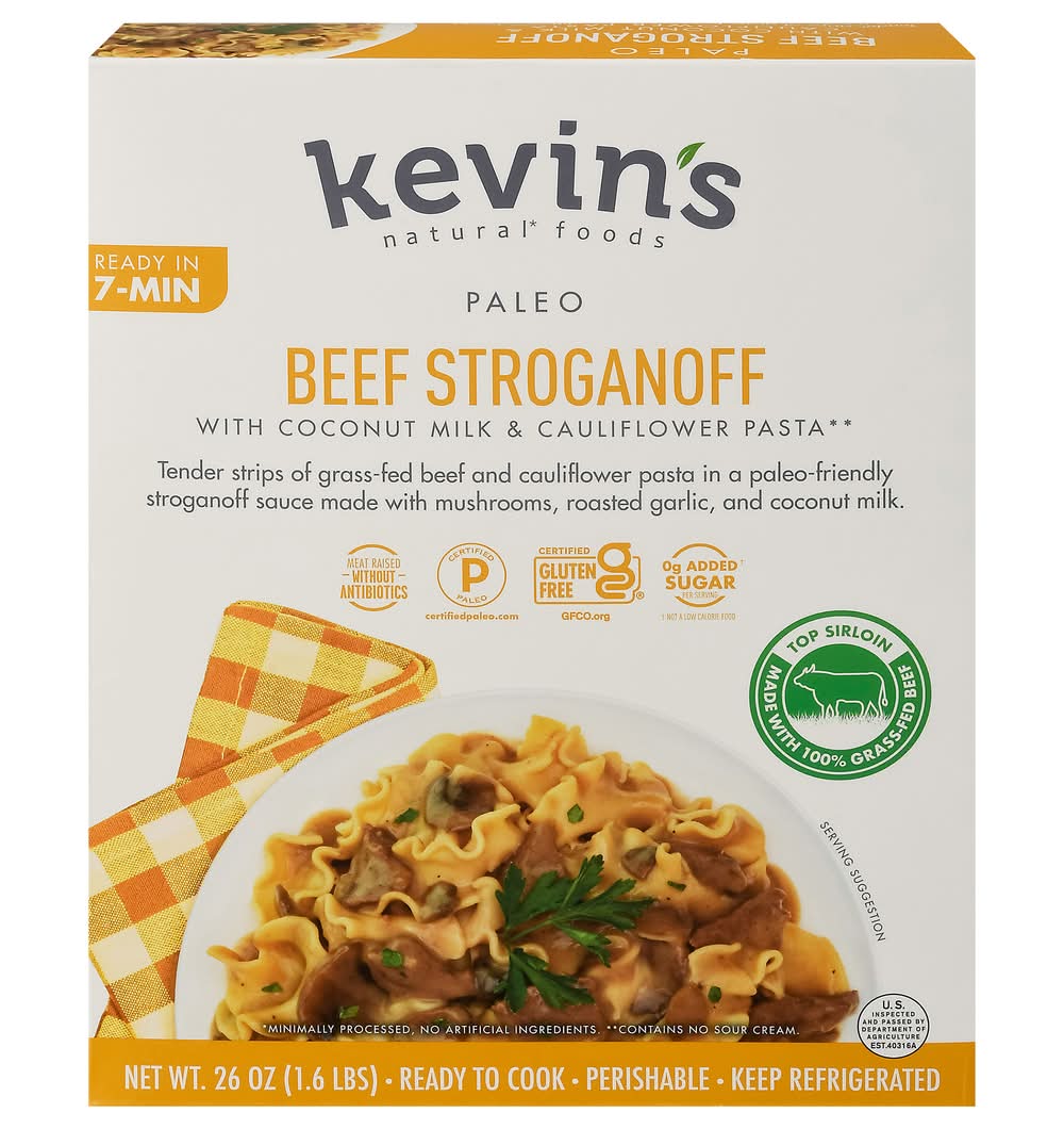 Kevin's Natural Foods Beef Stroganoff - Delivery in Under an Hour ...