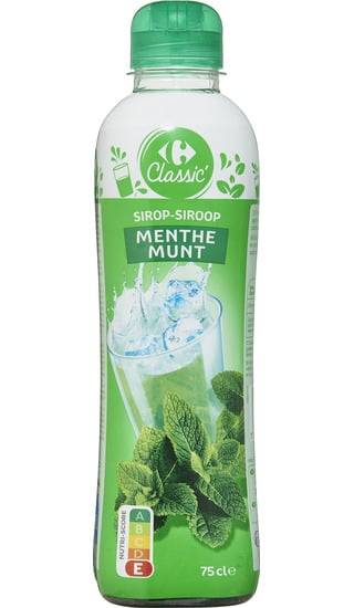 Carrefour Classic' - Sirop menthe (750 ml)