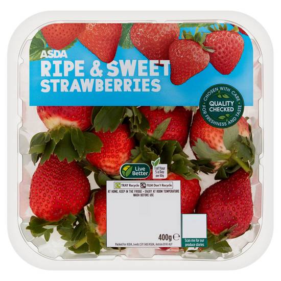 Asda Ripe & Sweet Strawberries 400g