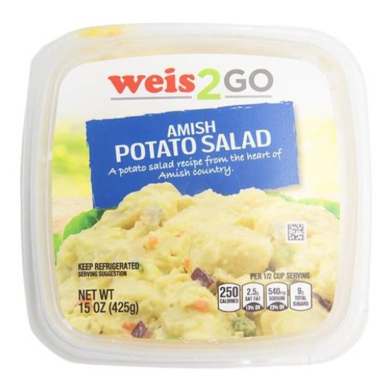 Weis 2 Go Deli Salad Amish Potato