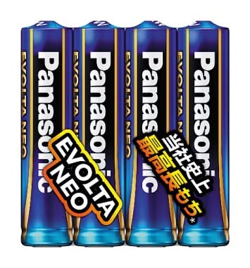 ◎パナソニック エボルタNEO 単4-4P