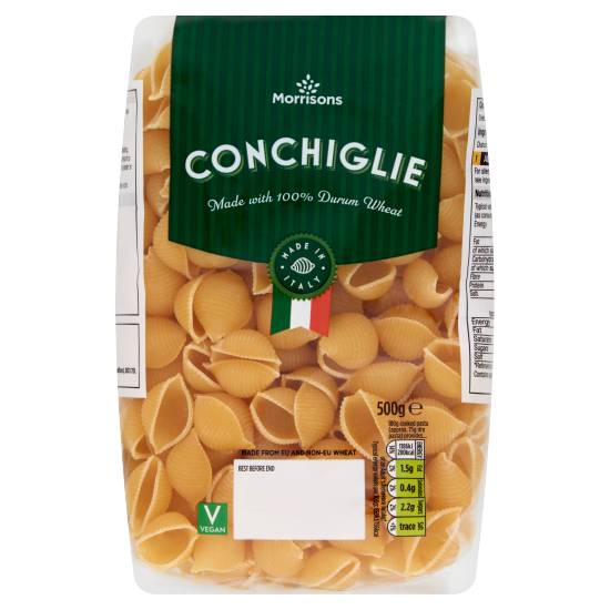 Morrisons Conchiglie Dried Pasta Shells (500g)